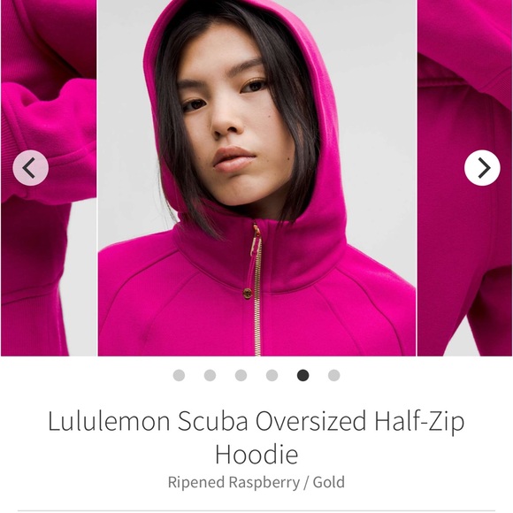 lululemon athletica Tops - LULULEMON SCUBA HALF ZIP NWT